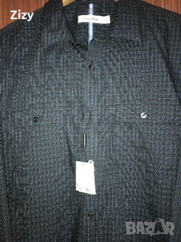 Calvin Klein, L, нова с етикети, оригинална риза с дълъг ръкав, снимка 4 - Ризи - 21518355