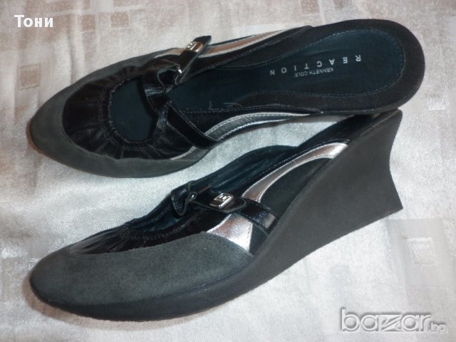 Обувки 100 % кожа с велур Kenneth Cole Reaction , снимка 4 - Кецове - 15665599