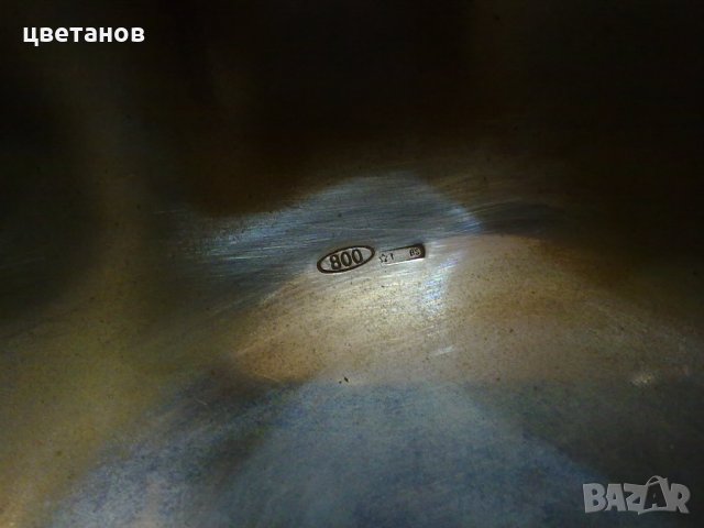 стара сребърна купа, снимка 3 - Антикварни и старинни предмети - 24951236