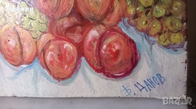 картина-натюрморт на б. цанов, снимка 5 - Картини - 23280597