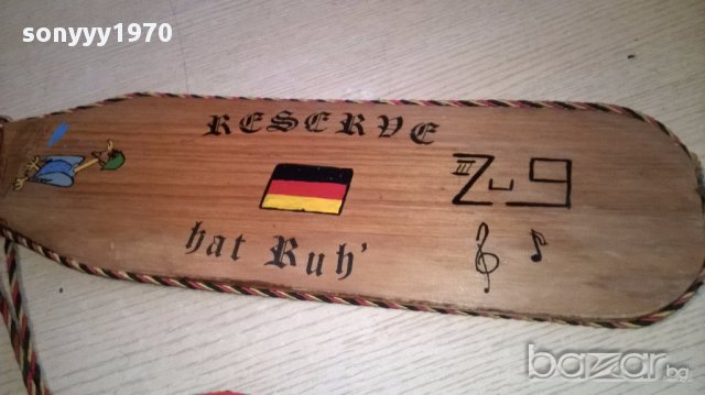 АНТИК-Немско гребло-100х13см-внос швеицария, снимка 6 - Антикварни и старинни предмети - 17304548