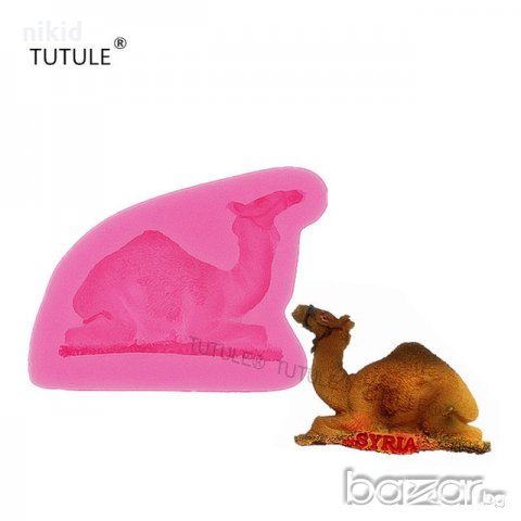 Наведена Камила силиконов молд форма калъп фондан шоколад тесто декор торта мъфини украса гипс