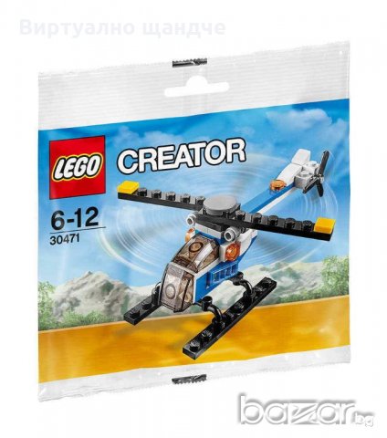 Лего - модел LEGO CREATOR 30471  - Хеликоптер, снимка 1 - Конструктори - 21091903