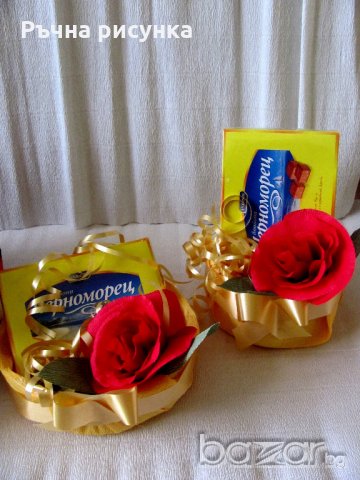 Поставка за малка кутия бонбони, снимка 1 - Декорация за дома - 20317310