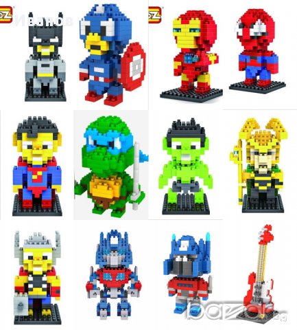 LOZ Конструктор Фигурка с диамантени мини нано блокчета - Различни Модели, снимка 3 - Фигурки - 18137714