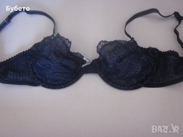 Черен сутиен със силикон, снимка 5 - Бельо - 25844153