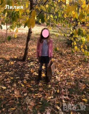 Пролетни ботуши Clarks UK 2,5  EUR 35, естествен велур, снимка 9 - Детски обувки - 24812084