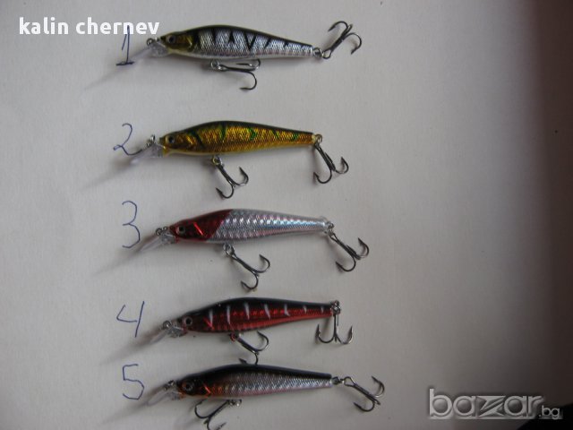 воблери 8.5см 8г 5цвята, снимка 2 - Такъми - 9521452