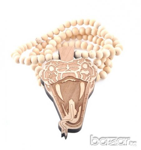 Разпродажба - Медальон от дърво: Змия 2828 Good Wood