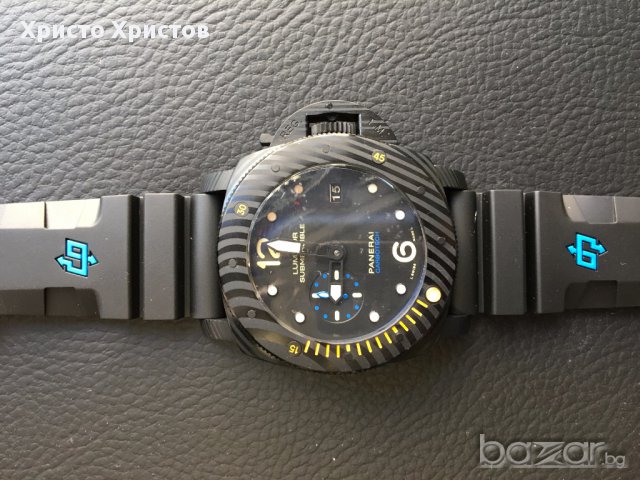 Часовник PANERAI Luminor Submersible 1950 Carbotech реплика клас  ААА+