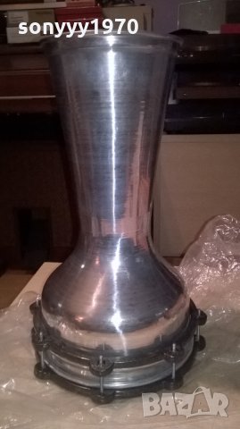 ГОЛЯМА Тарамбука метална алуминиева/инокс-40х25см-нова, снимка 7 - Ударни инструменти - 23178175