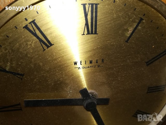 немски ретро часовник-25х20см, снимка 6 - Колекции - 21604069