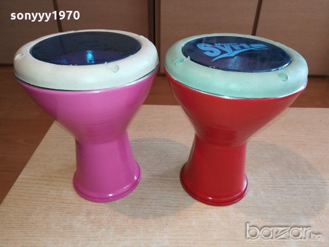 тарамбуки-КАФЯВА/СИНЯ/ЗЕЛЕНА/ЧЕРНА/розова или червена-26х17см-от сирия, снимка 5 - Ударни инструменти - 21284189