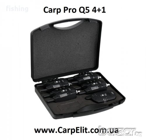 Сигнализатори (зумери) Carp Pro Q5 3 + 1 и 4 + 1, снимка 4 - Такъми - 20005651