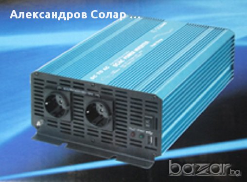 Инвертор чиста синусоида 12v DC/220 V AC 2000 W / 4000 W, снимка 1 - Аксесоари и консумативи - 12388346