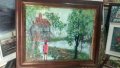 Автентична картина "Воденицата", снимка 4