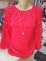 Червена и черна блузка, снимка 1 - Блузи с дълъг ръкав и пуловери - 23156557
