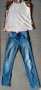 Лот дънки с блуза, размер 152, снимка 1 - Детски панталони и дънки - 25614284