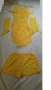 Костюм за танци с ресни жълт, снимка 1 - Детски комплекти - 18770279