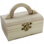 Дървен мини сандък / куфарче, снимка 1 - Бижутерийни комплекти - 22656837