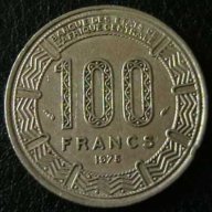 100 франка 1975, Камерун, снимка 1 - Нумизматика и бонистика - 16026888