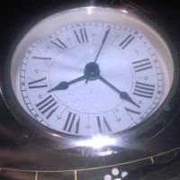 голям метален двоен часовник-41см-внос англия, снимка 5 - Колекции - 26043983