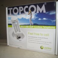 Безжичен Skype телефон за компютър Topcom, снимка 1 - Други - 11487159
