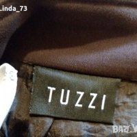 Дам.пола-"TUZZI"-/полиестер+вълна+ликра/-тъм.кафява. Закупена от Италия., снимка 11 - Поли - 22992188