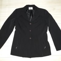 Черно дамско Италианско сако марка YA , снимка 1 - Сака - 23625276