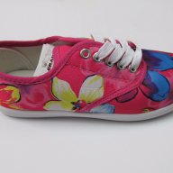 Юношески гуменки Grant Attack циклама с цветен принт, снимка 2 - Дамски ежедневни обувки - 17722281