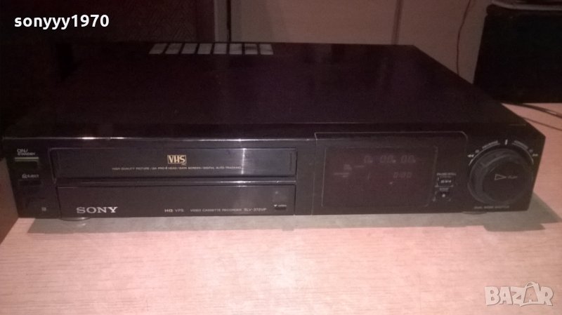 sony slv-373vp video recorder-made in france-внос швеицария, снимка 1