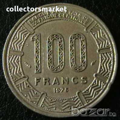 100 франка 1975, Камерун, снимка 1