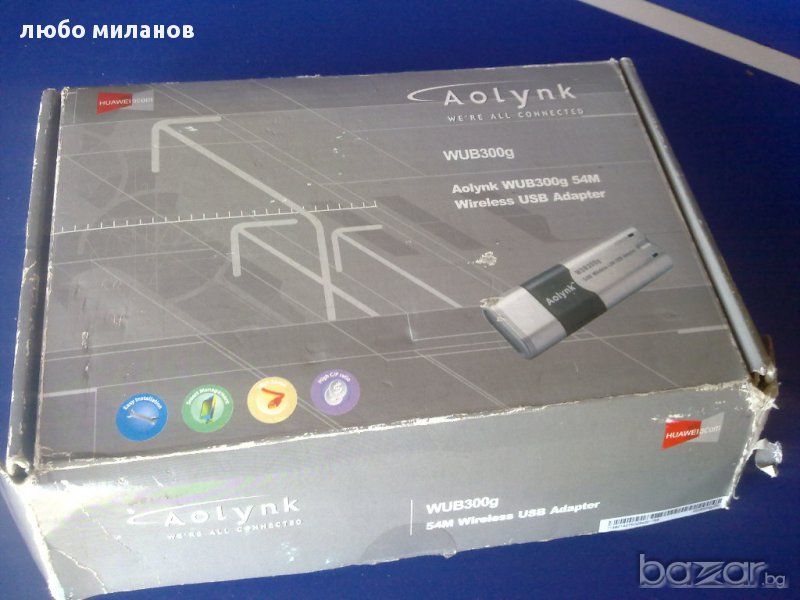 юсб wireles приемник за компютър или лаптоп , снимка 1