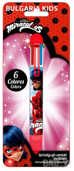 Детски химикал LADY BUG Калинката и котарака 6 цвята.НА ЕДРО! DARENLAND, снимка 1