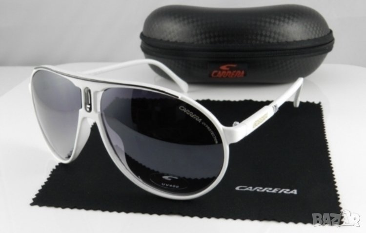 Слънчеви очила Carrera бели, снимка 1