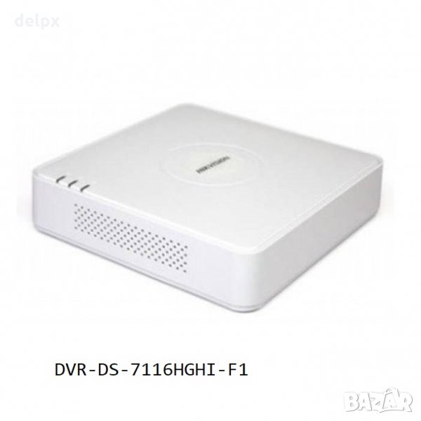 Записващо устройство DVR-DS-7116HGHI-F1 за 16 камери 400/25 кадъра LAN, снимка 1