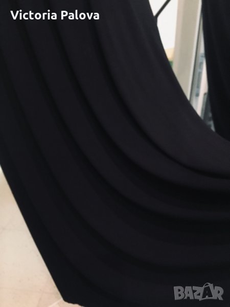 Красива черна дълга рокля VERGI, снимка 1