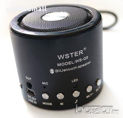 Безжична Bluetooth/Wireless/Radio/MP3/AUX колонка WS-Q9, снимка 1