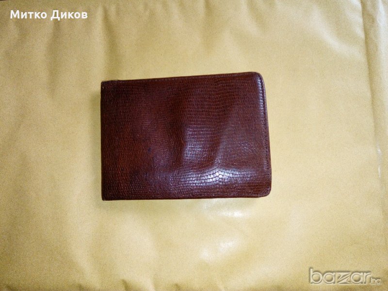 Портфейл естествена кожа Джермани, снимка 1