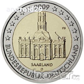 2 Евро монети (възпоменателни) емитирани 2009г, снимка 3 - Нумизматика и бонистика - 16924112