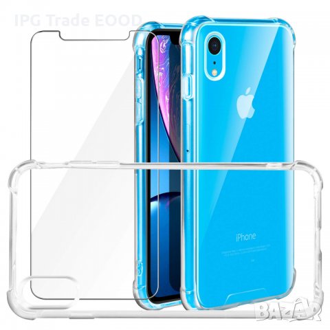 IPhone XR кейс + стъклен протектор, снимка 3 - Калъфи, кейсове - 24398107