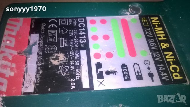 makita dc1413 ni-mh & ni-cd battery charger-внос швеицария, снимка 8 - Винтоверти - 23670638