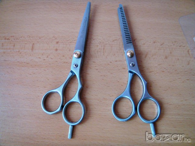 комплект ножици, снимка 2 - Фризьорски принадлежности - 6400473