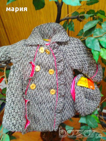 Топло палтенце с шапчица за госпожица, снимка 17 - Детски якета и елеци - 16421580