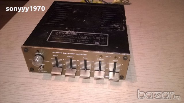 Pioneer car ampli+equalizer-ретро-внос швеицария, снимка 7 - Аксесоари и консумативи - 15723871