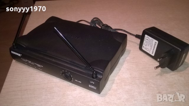 shure приемник за профи микрофон с адаптер, снимка 6 - Микрофони - 25155456