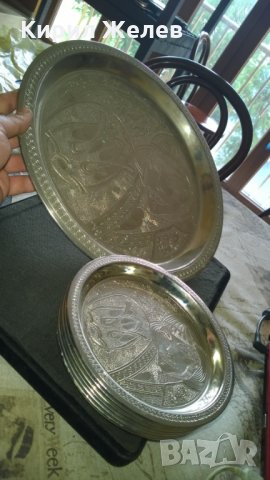 ЛОТ СССР подноси метални, снимка 3 - Съдове за готвене - 23155511