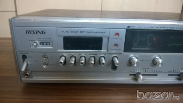 rising str-303-ic fet am/fm stereo receiver/cassette tape deck-54см..., снимка 9 - Ресийвъри, усилватели, смесителни пултове - 7711154
