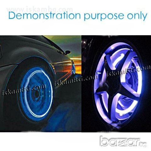 Светещи капачки за вентили - черепи - код 0499, снимка 3 - Аксесоари и консумативи - 13899430