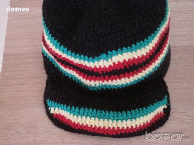 Оригинална мъжка шапка Style Rasta от Етиопия, снимка 2 - Шапки - 14456579